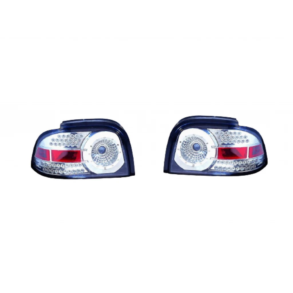 94-98 Ford Mustang Dark Red Altezza Tail Lights – Anzo/Eagle Eyes, Left & Right Pair