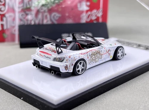 MicroTurbo MT 1:64 Honda S2000 Spoon 2024 Christmas Edition alloy car model - Picture 7 of 11