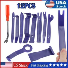 Plastic Trim Removal Pry Tool Set for Car Radio Panel Door Dash Clip Fasteners