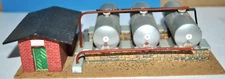 TeMos (DDR) HO Diesel Gas Storage Facility for Layouts, Dioramas, Putz Village