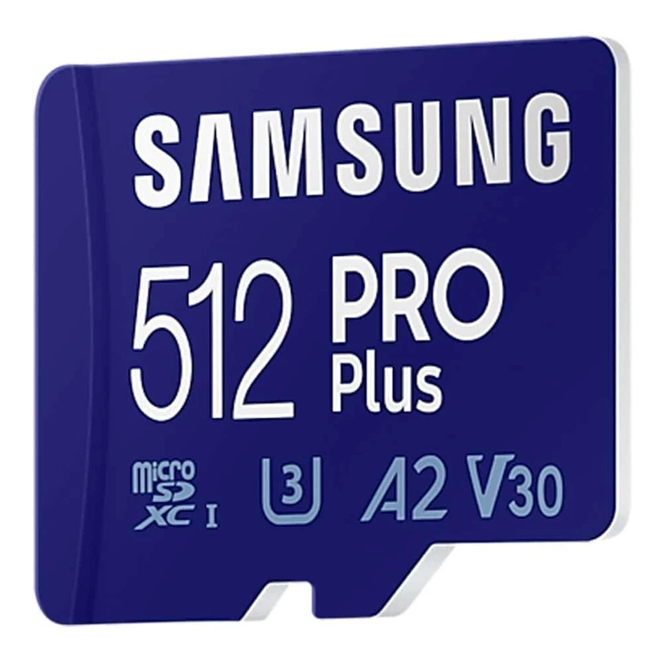 Samsung PRO PLUS microSD card 180MBs U3, V30, A2, & adapter 512GB MB-MD512SA/EU - Image 2 of 4