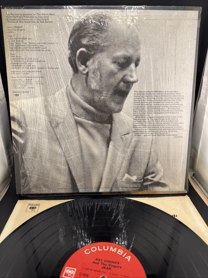 RAY CONNIFF JEAN COLUMBIA RECORDS CS-9920 VINYL LP VG Foto 3 de 4
