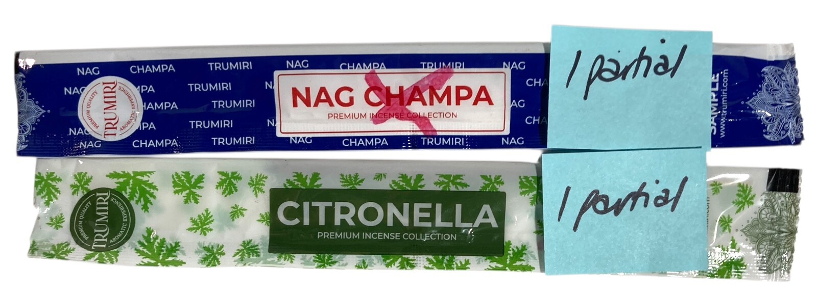 Incense Sticks 140 Lavender Jasmine Lily Patchouli Rose +2 Holders Trumiri India