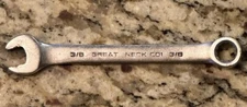 GREAT NECK 3/8" COMBINATION WRENCH open end 12 POINT
