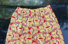 Vtg Coors Label sales promo Gathered Waist 70s Pants USA Unisex 30 x 32 EXC