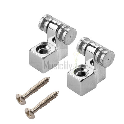 musiclily 4pcs Chrom Metall Roller gitarre-zeichenfolge-baum Saiten Guide Halter