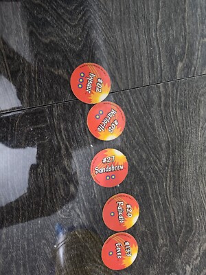 5 Pokémon Pogs