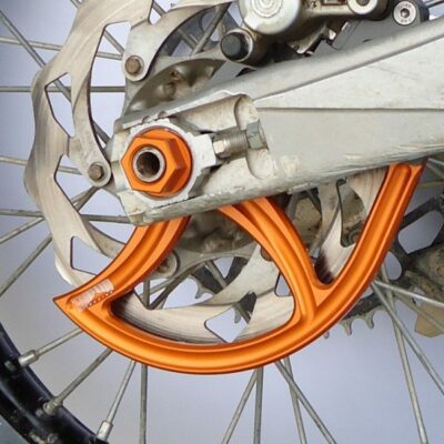 KTM 690 Enduro R 2008-2020 REAR AXLE SPINDLE FLANGED NUT ALUMINIUM