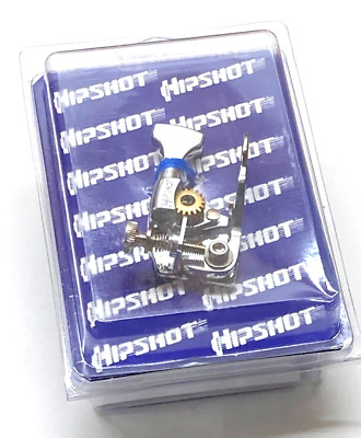 HIPSHOT Chrome Classic Open Gear Drop D-TUNER Guitar Xtender 6GN1C