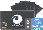 6x Rfid Blocker Karte NFC EC Karte abgeschirmt DEKRA Kreditkarte Datenschutz
