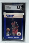 1988 Kenner Starting Lineup Michael Jordan Card SGC 8.5 NM-MT+ Graded 🔥