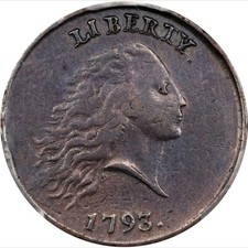 1793 CHAIN LARGE CENT PCGS XF DETAILS S-4, B-5, R-3 AMERICA, With Periods