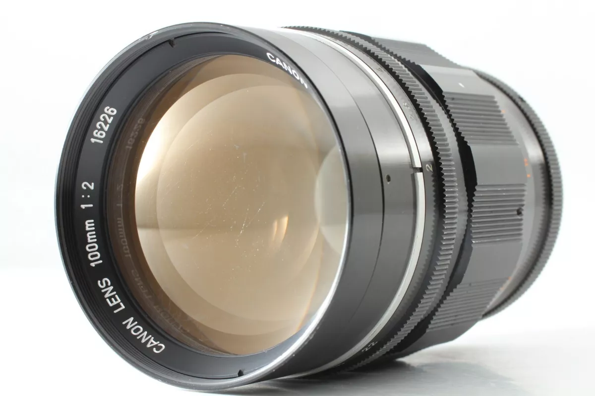 Exc+++】 Canon 100mm f/2 LTM L39 Leica Screw Mount Lens From Japan