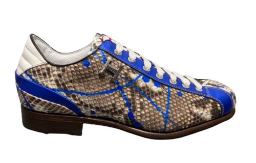 Scarpe uomo Harris sneakers fondo calcetto in pelle roccia splash/ azzurro  fluo | eBay