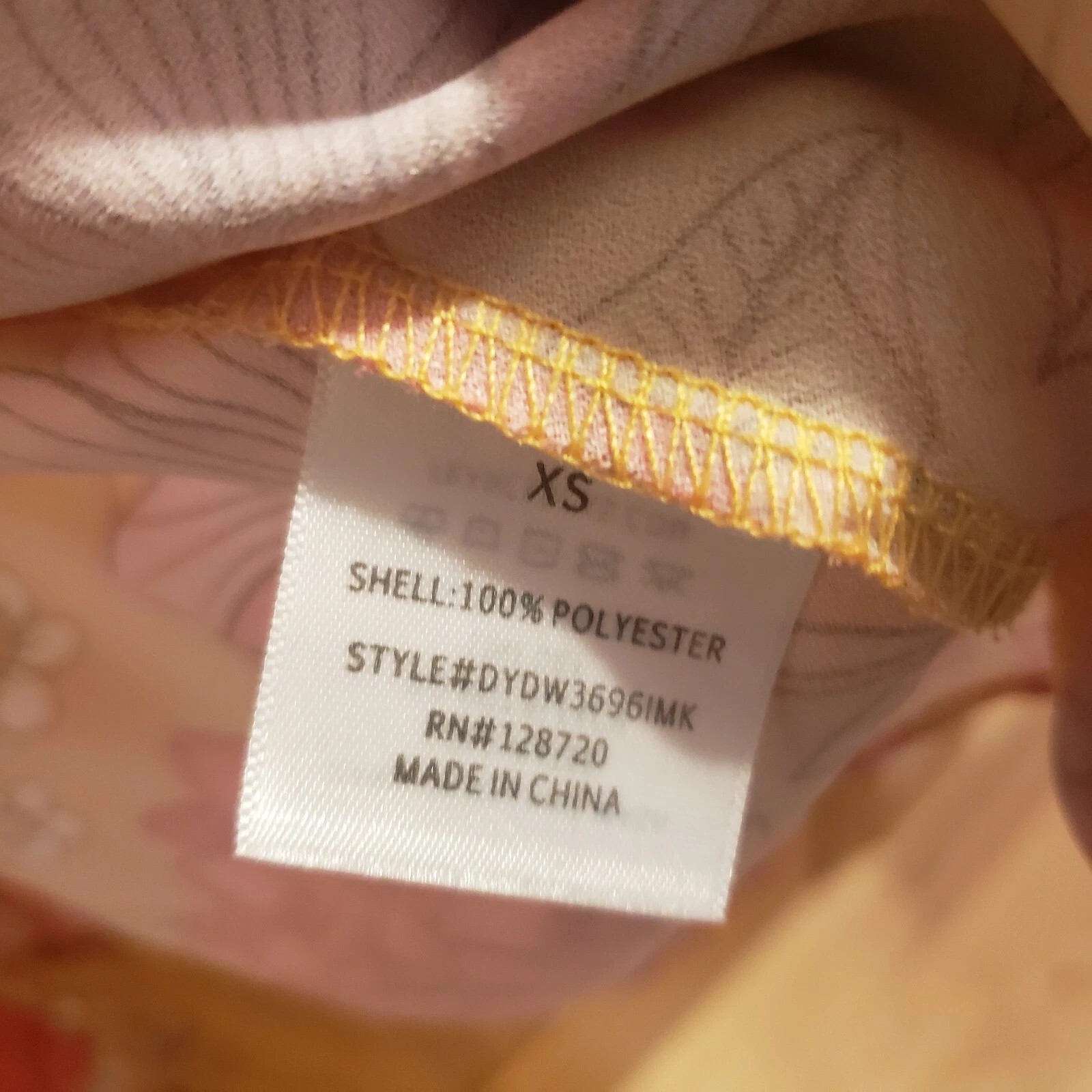 VETEMENTS Abito Mi Ami arancione giallo floreale avvolgente XS di Francesca's