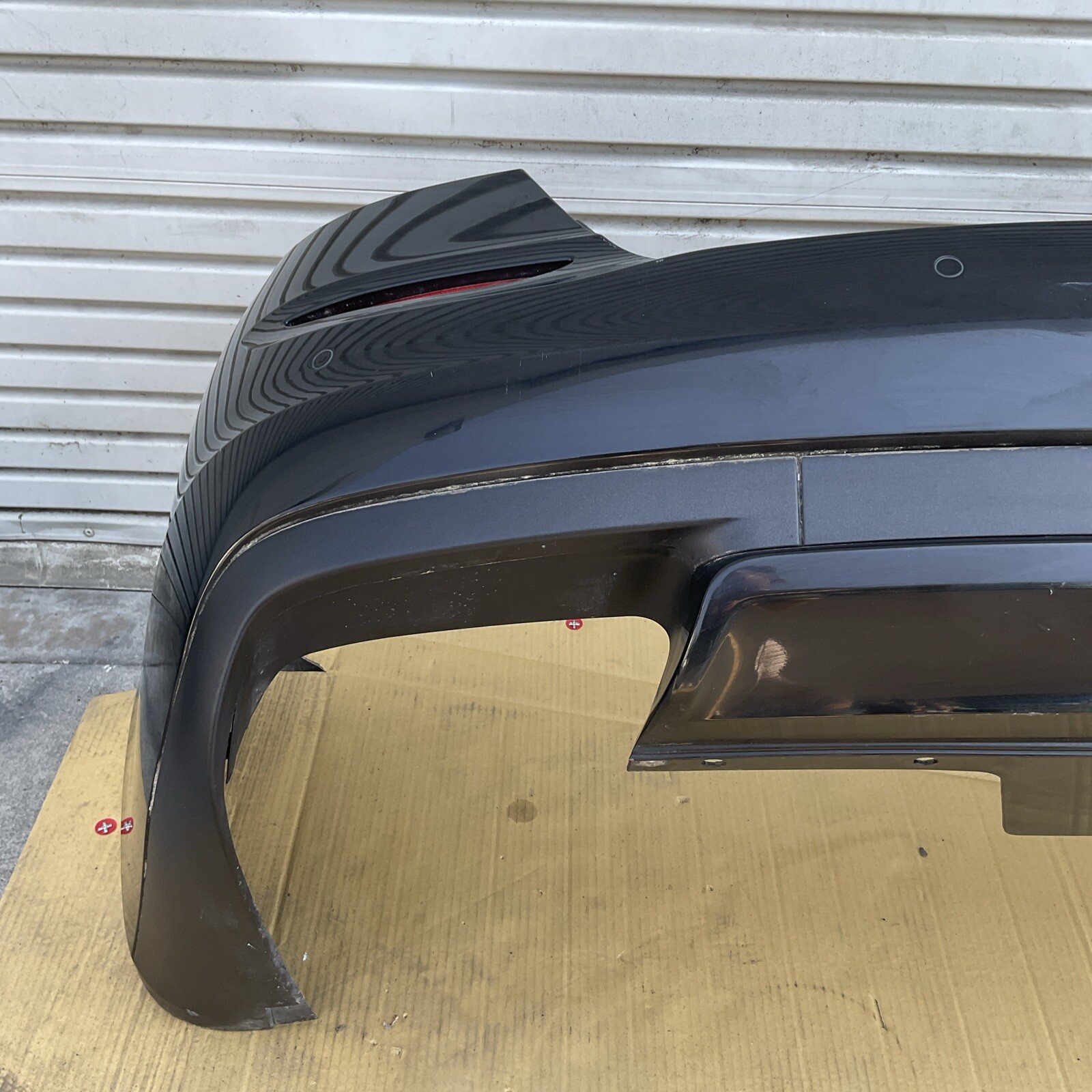 14-17 Maserati Quattroporte M156 Q4 Rear Bumper Cover Black OEM