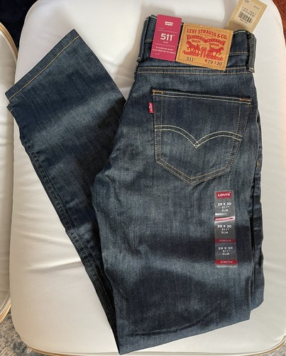 SKINNY SLIM Fit STRETCH Blue Jeans 