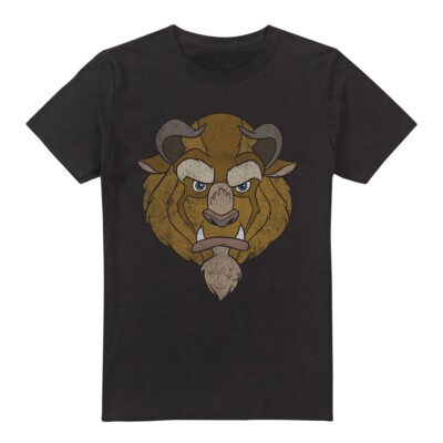 Beauty and the Beast Beast Head T-Shirt , Black | eBay