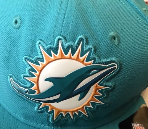 New Era Miami Dolphins New Era 59fifty Cap - Picture 8 of 9