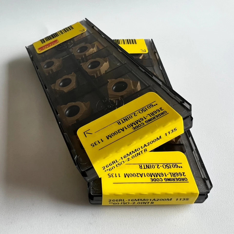 SANDVIK  CNC full thread profile insert 266RL-16MM01A200M 1135 - Image 2 of 4