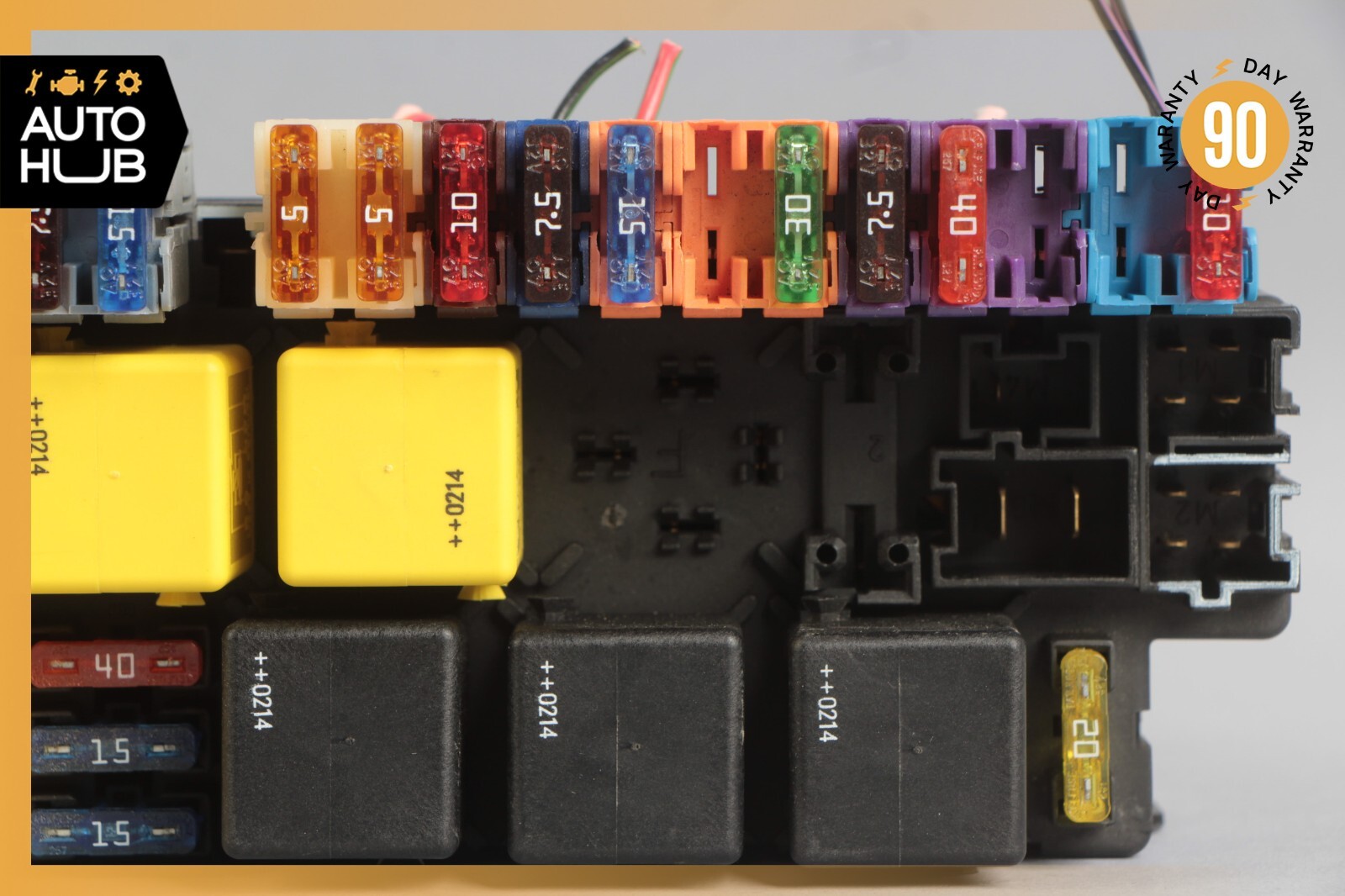 03-12 Mercedes R230 SL500 SL55 Front Left SAM Fuse Box Control Module OEM 78k