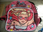 Vintage Barbie as Super Hero Book bag Bookbag EUC (P11)