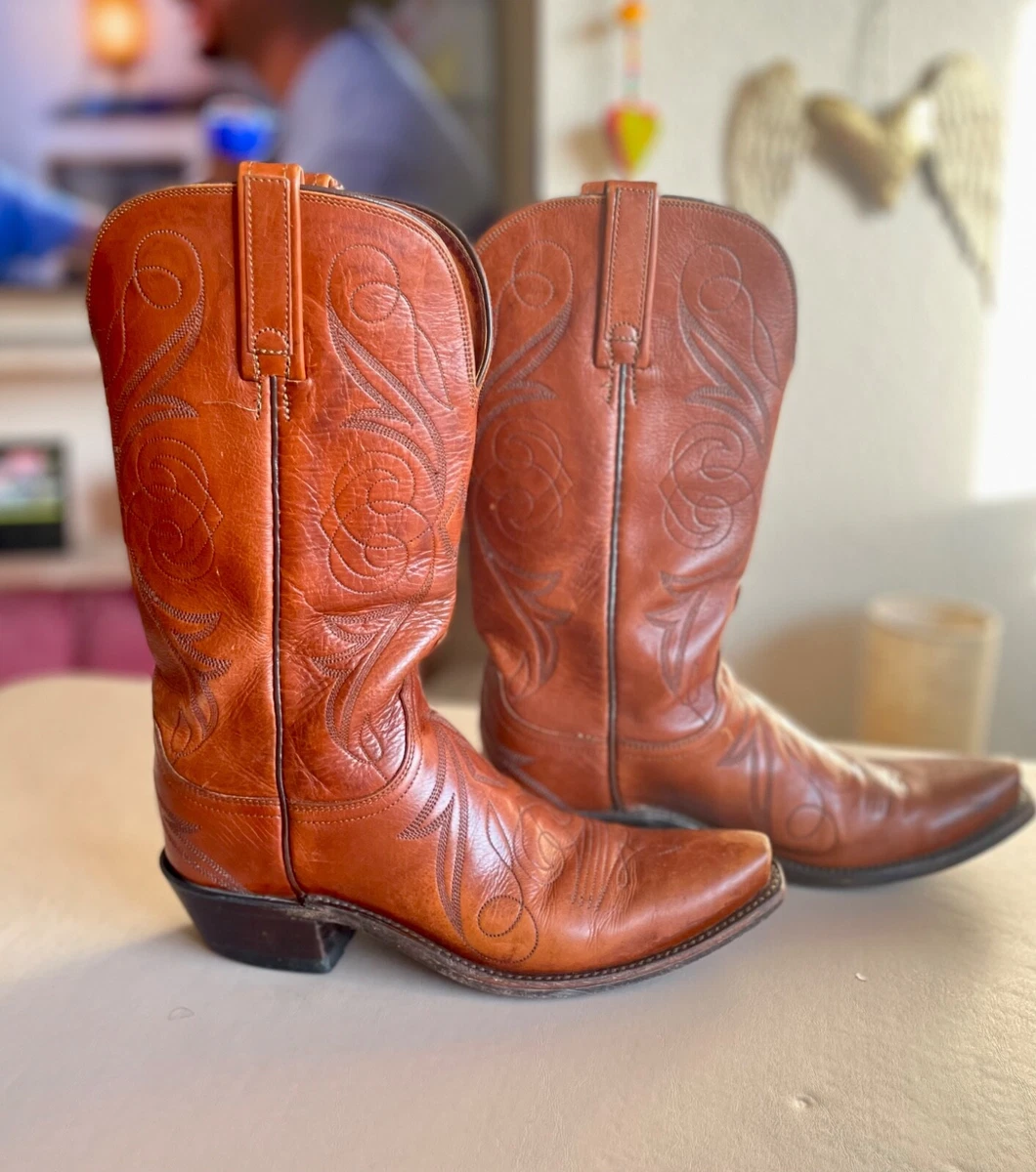 Lucchese 1883 Calfskin Boots Women s 7.5 M eBay