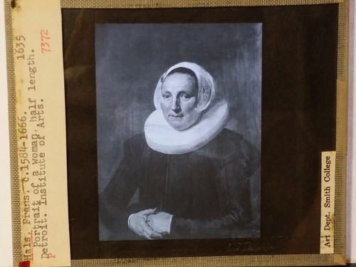 Portrait of a  Woman, Half Length, Frans Hals, Magic Lantern Glass Art Slide - Picture 4 of 5