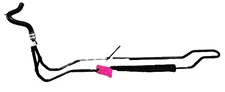 05-09 Land Rover LR3 Power Steering Oil Cooler Line Tube OEM QGC500111