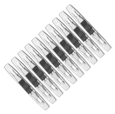 10 x Veloflex Niederhalter mit Plastiktippklemme für Ordner Ordnerklemme