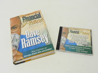 Dave Ramsey Financial Peace Hardback Book and Software Take Control of Money