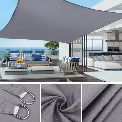 160GSM Impermeable Toldo Parasol Parasol Vela Toldo Carpa Refugio Solar