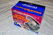 POLAROID OneStep Express Camera Instant Film Model 600 GREEN Bag Box TESTED NEW