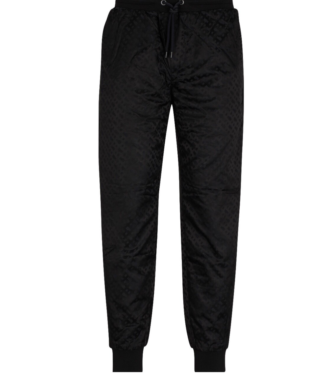 Мужские черные хлопковые спортивные брюки с логотипом Boss By Hugo Boss Размер 2XL 38190₽