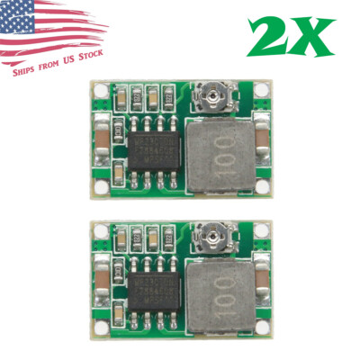 2pcs Mini360 Ultra-small DC Step-Down Module for RC Airplanes, Quadcopters, DIY