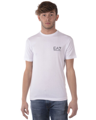 Emporio Armani EA7 T-Shirt Sweatshirt Man White 3ZPT37PJM5Z 1100 Sz M MAKE OFFER