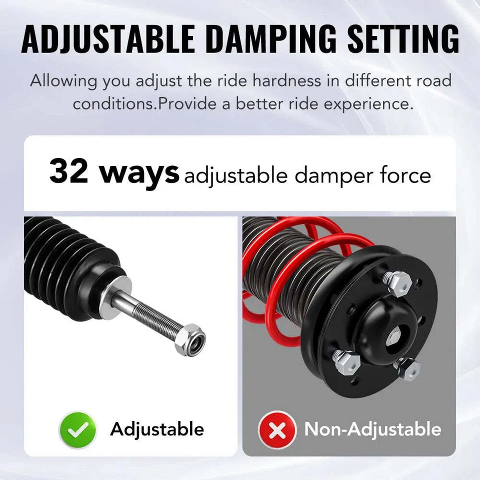 Coilover Suspension Lowering Kit For Mercedes-Benz C Class RWD W203 2001-2007 Foto 3 de 4