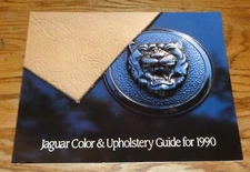 Original 1990 Jaguar Color Upholstery Guide Brochure 10/89 XJ-S XJ6 Vanden Plas