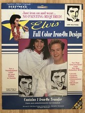 NEW OLD STOCK Elvis Presley Full Color Iron On Design 57891 Elvis Presley