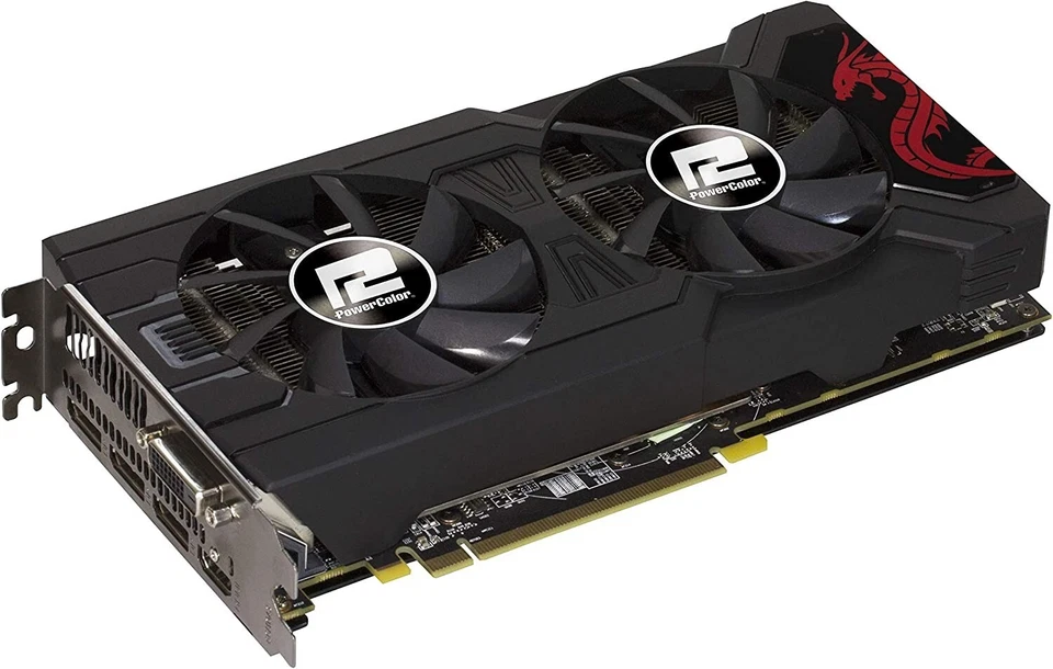 PowerColor VGA AXRX 570 4GBD5 3DHD OC Display Port 4GB Storage 256 Bit GDDR5 New - Image 3 of 4