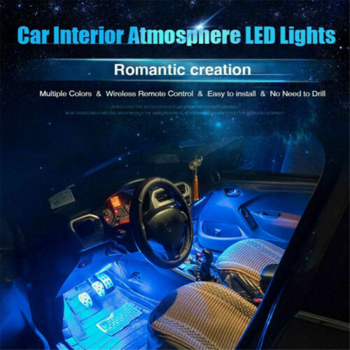 Parts Accessories RGB LED Lights Car Interior Floor Decor