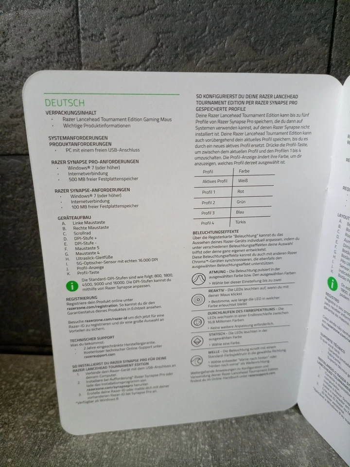 Razer Lancehead Tournament Edition - Neu - Bild 4 von 4