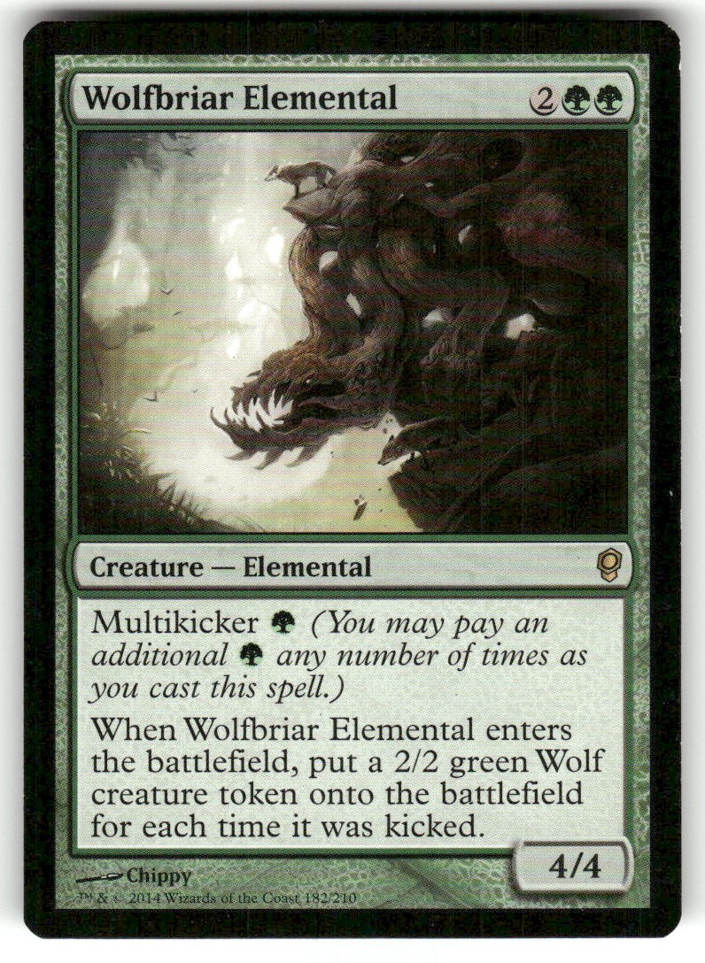 Wolfbriar Elemental 182 Rare Conspiracy Magic: The Gathering Near Mint
