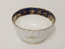 Antique Georgian Miles Mason ? Shanked Tea Bowl Cobalt & Gilt Decoration