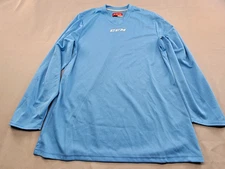 CCM Hockey Men's Medium  Sky Blue Practice Jersey