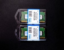 New Dell 32GB 2x16GB DDR4-3200 PC4-25600 3200AA Laptop Memory SNP1CXP8C/16G