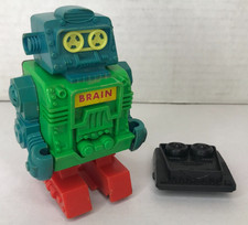 Topper Toys 1970 Ding-a-lings Brain Robot Classic Vintage King Toy Hong Kong