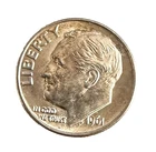 1961 P UNCIRCULATED ROOSEVELT DIME 90% SILVER COIN