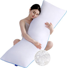 Memory Foam Body Pillow Insert - Full Body Pillow for Adults - Soft Large Long B