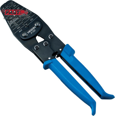 Hozan P-707 Crimping Tool (For Open Barrel Type Contacts), Crimping Pliers, 15 T